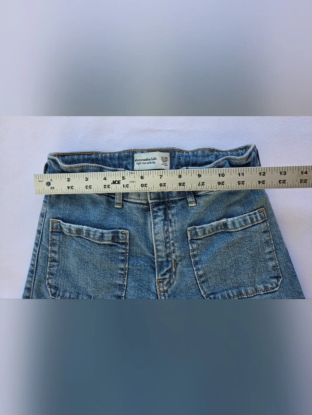 abercrombie kids Light Wash Straight-Leg Girls' Jeans